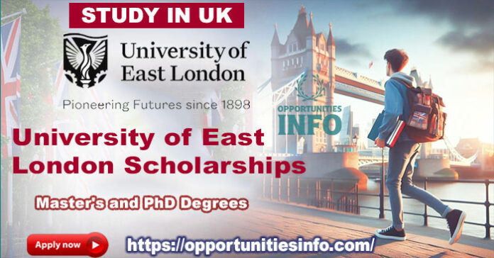 University of East London Scholarships in the UK