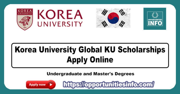 Korea University Global KU Scholarships in South Korea