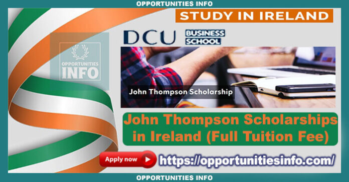 John Thompson Scholarships in Ireland