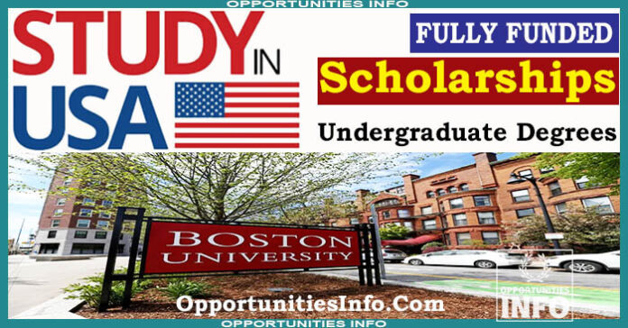 Boston University Scholarship in the USA