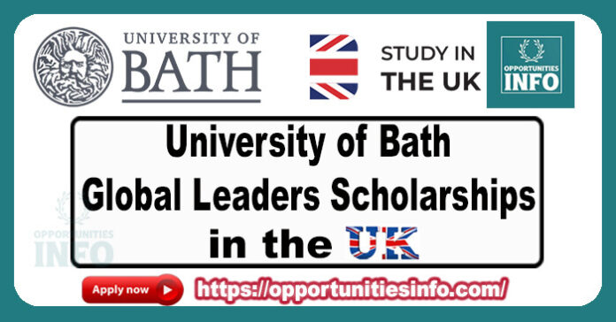 University of Bath Global Excellence Scholarships in the UK