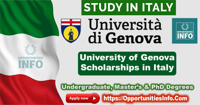 University of Genova Scholarships in Italy