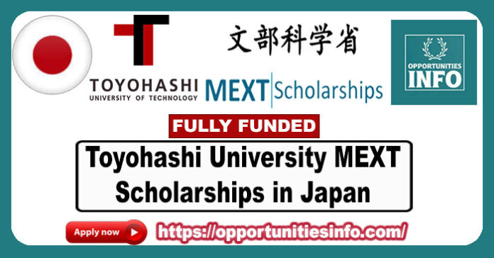 Toyohashi University MEXT Scholarships in Japan