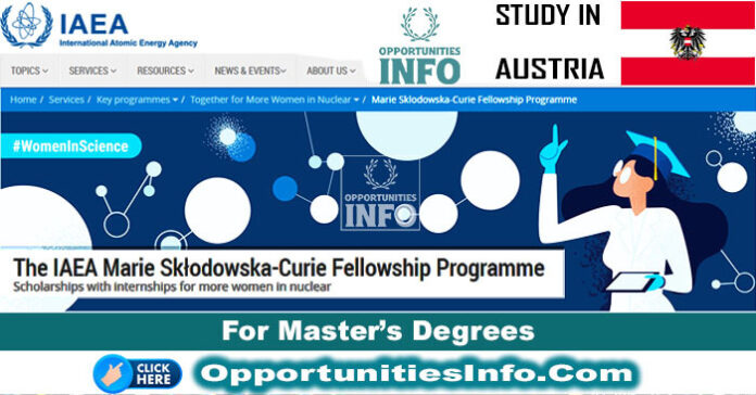 IAEA Marie Sklodowska-Curie Fellowship Program in Austria
