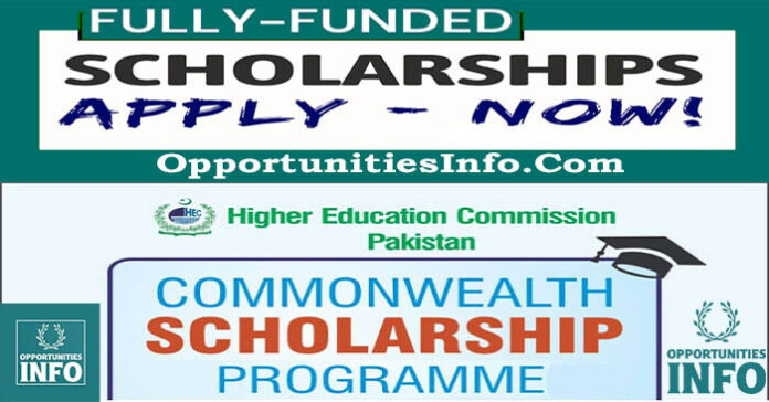 HEC Commonwealth Scholarships in UK